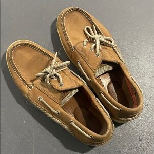 Sperry Brown Leather Boat Shoes
